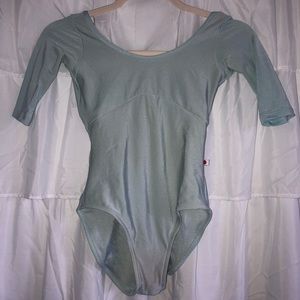Yumiko Leotard Anna XS Light Blue (Mirror) Nylon High cut leg with front lining